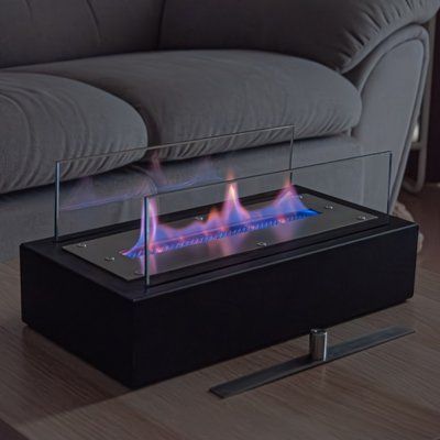 Біокамін Anjuna - Flame Glass Black anj-301 фото