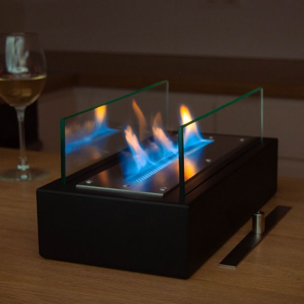 Біокамін Anjuna - Flame Glass Black anj-301 фото