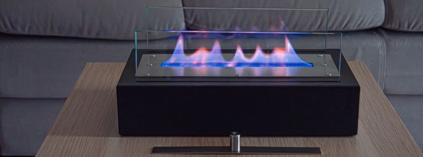 Біокамін Anjuna - Flame Glass Black anj-301 фото